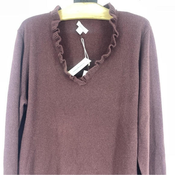 Sundance Giselle cashmere sweater chocolate brown - Picture 3 of 7